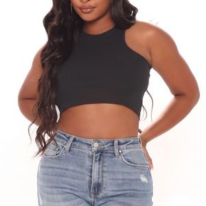 Fashion Nova Ribbed Crop Top
